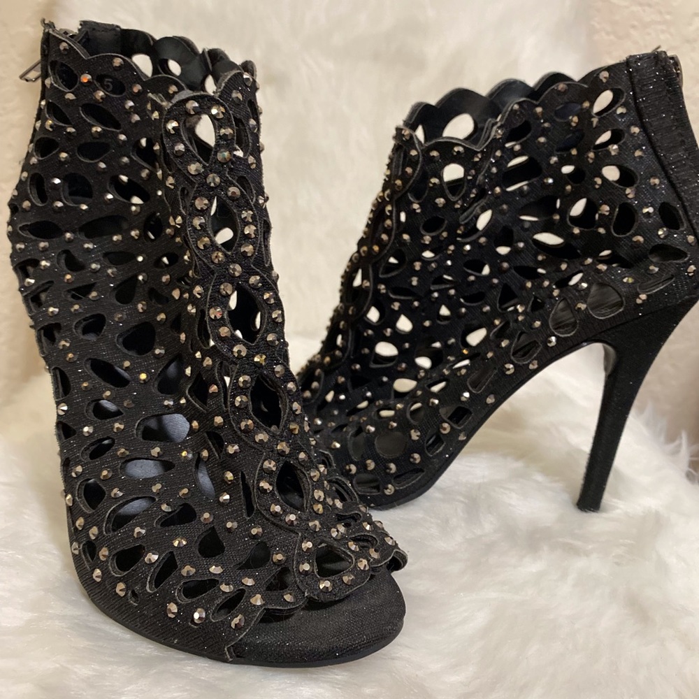 Rhinestone heels